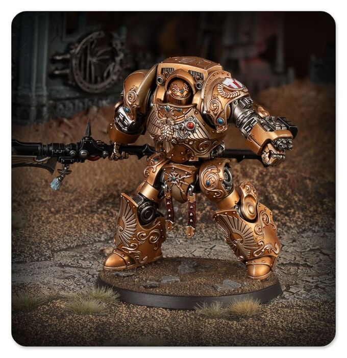 Alternative view of Custodian Dreadnought - Legio Custodes - Horus Heresy