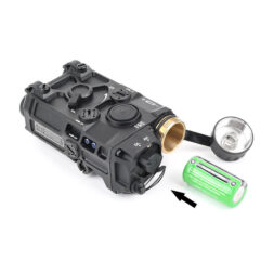 ET OGL Metalico Linterna mas Laser Verdey Laser IR WADSN - Negro - Imagen 6