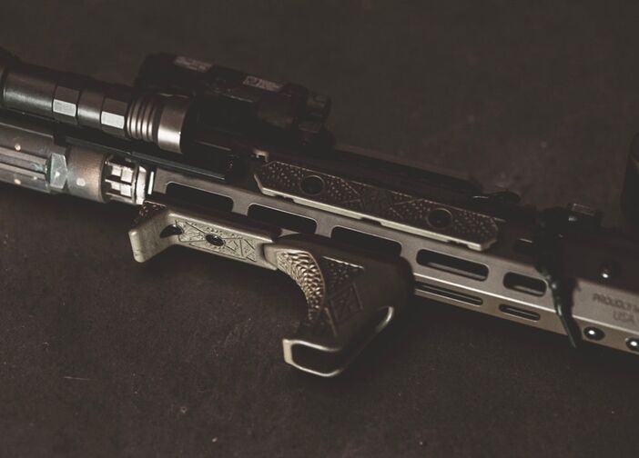 Barricade tipo MBS V1 Irregular MLOK MP - Negro - Imagen 12