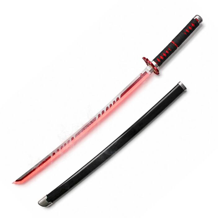 Katana Madera Led Humo Kimetsu No Yaiba/Demon Slayer Tanjiro- Blood Heritage