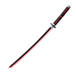 Alternative view of Katana Madera Led Humo Kimetsu No Yaiba/Demon Slayer Tanjiro Aprendiz- Blood Heritage