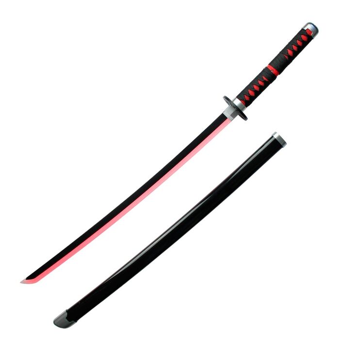 Alternative view of Katana Madera Led Humo Kimetsu No Yaiba/Demon Slayer Tanjiro Aprendiz- Blood Heritage