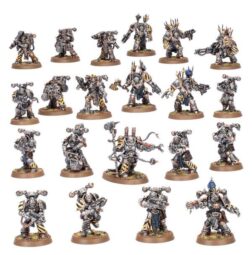 Alternative view of Guerreros de Hierro Combat Patrol / Patrulla - Chaos Space Marines