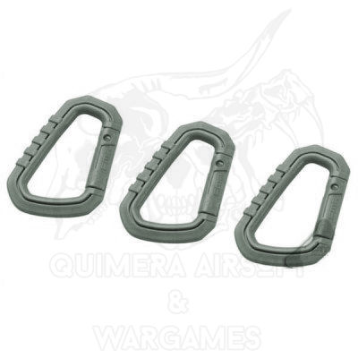 Mosqueton PVC Grande Pack 3unds FMA