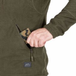 Alternative view of Forro polar Alpha Tactical Grid Fleece Helikon