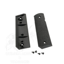 Cachas rugosas para 1911 Army Armament - Negro