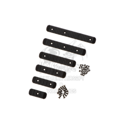 Set de railes Keymod/M-LOK 6pcs M-ETAL - Imagen 3