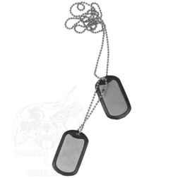 Placas "Dog Tag" de acero inoxidable. Helikon