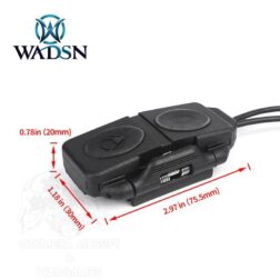 Switch Dual 2 conexiones QD WADSN - Imagen 3