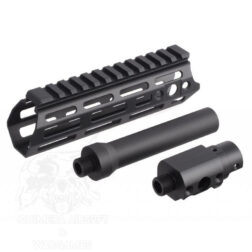 Alternative view of Kit de Guardamanos de aluminio y Cañon externo AAP-01 Assassin Action Army