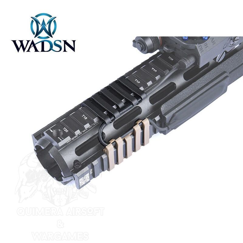 Kit de Cubre railes con pasa-cables 5 slots MP - Imagen 2