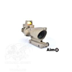 Red dot Tipo ACOG 4x32 punto Rojo y Verde Fibra Optica mas Mini Red Dot AIM-O - Imagen 3