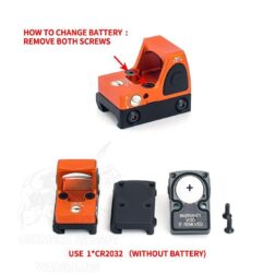 Mini Red dot LED RMR ajustable AIM-O - Imagen 6