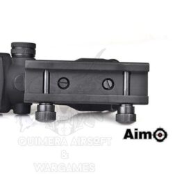 Red dot Tipo ACOG 4x32 punto Rojo con Fibra optica AIM-O - Imagen 6