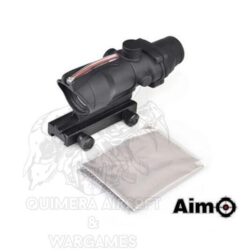 Red dot Tipo ACOG 4x32 punto Rojo con Fibra optica AIM-O - Imagen 4