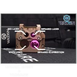 DBAL-PL Dual Output - Doble Laser (Rojo + IR) / Doble Linterna (Luz Blanca + IR) WADSN - Imagen 4