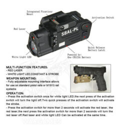 SBAL-PL Laser Verde y Linterna WeaponLight WADSN - Imagen 4