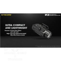 NPL30 Pistol Light 1200lm mas Strobo - Nitecore - Imagen 5