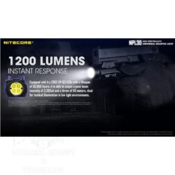 NPL30 Pistol Light 1200lm mas Strobo - Nitecore - Imagen 3
