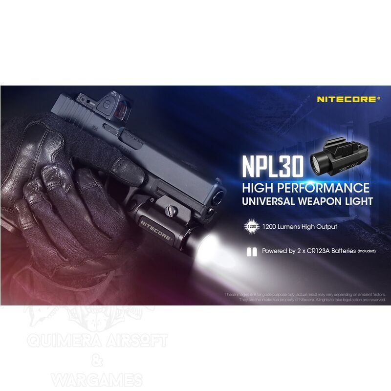 NPL30 Pistol Light 1200lm mas Strobo - Nitecore - Imagen 6