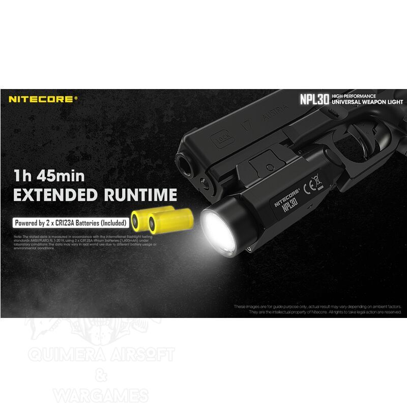 NPL30 Pistol Light 1200lm mas Strobo - Nitecore - Imagen 8