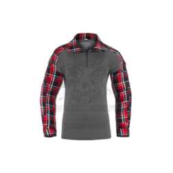 Alternative view of Combat Shirt Invader Gear - Cuadros rojos - L