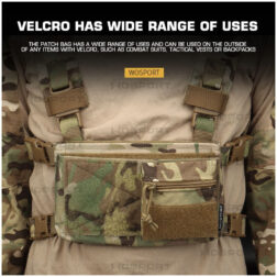 Micro Utility Pouch Velcro Wosport - Imagen 4