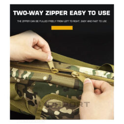 Funda de transporte acolchada con molle 100cm Wosport - Imagen 6
