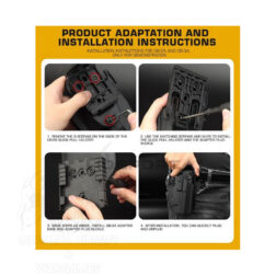 Adapter Base Quick Release Buckle para tipo Safariland Wosport - - Imagen 6
