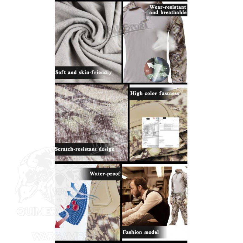 Pack Uniforme Completo Combat Wosport - Multicam - M