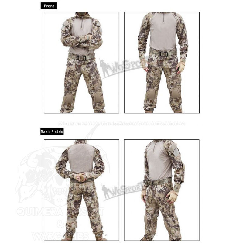 Pack Uniforme Completo Combat Wosport - Multicam - L - Imagen 2