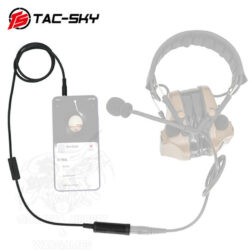 Cable adaptador de NATO TP-120 (Auriculares tipo COMTA) a Jack de 3.5mm