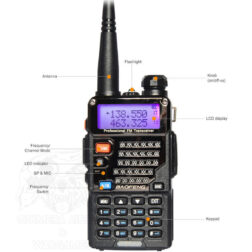 Baofeng UV-5RE Full Set - Cromado - Imagen 9