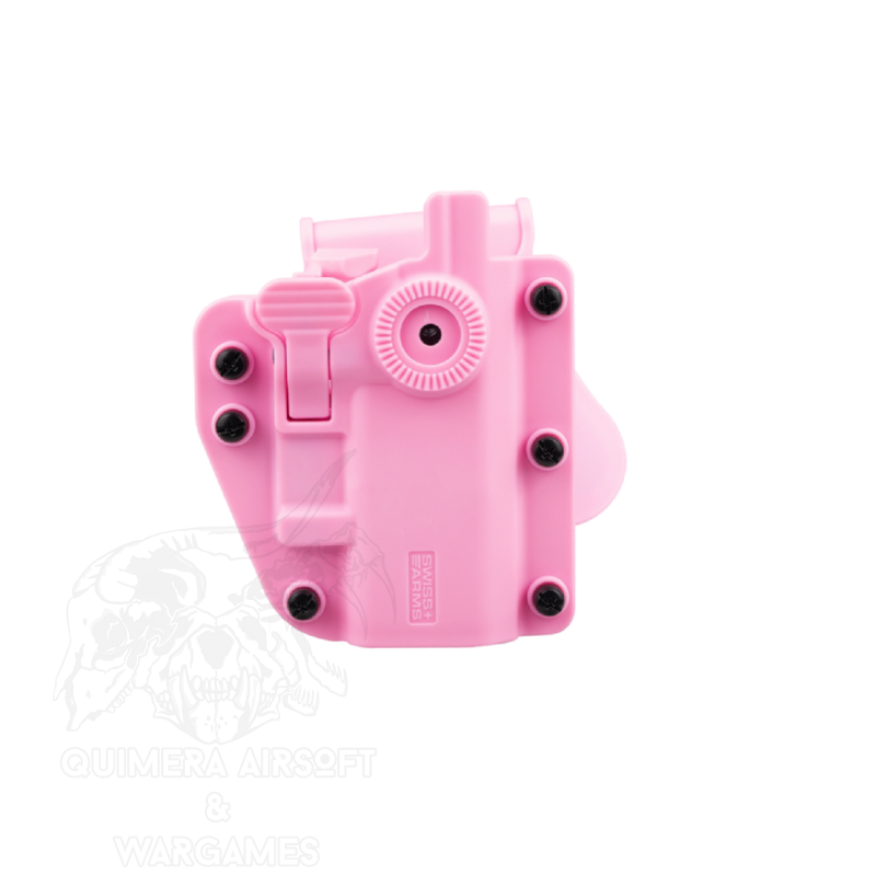 Pistolera universal Ambidiestra Adapt-X Swiss Arms - Rosa
