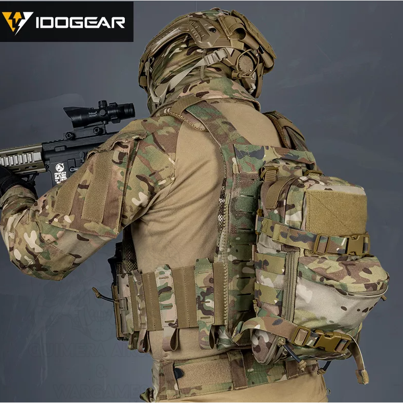 Chaleco Tactico LSR Quick Release 500D Idogear - Imagen 9