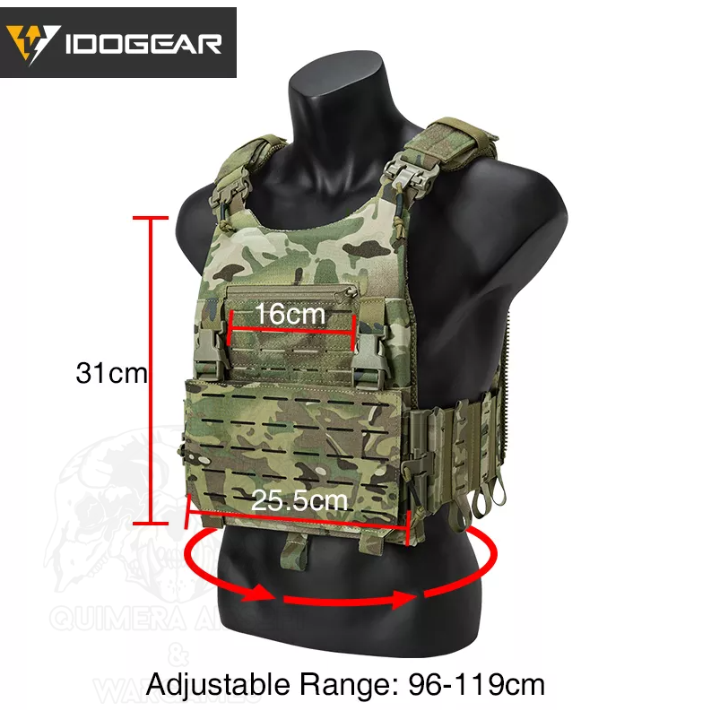 Chaleco Tactico LSR Quick Release 500D Idogear - Imagen 5