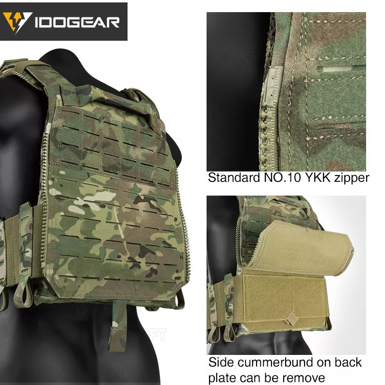 Chaleco Tactico LSR Quick Release 500D Idogear - Imagen 7