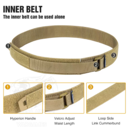 Tactical Battle Molle Belt Triple Idogear - Imagen 39