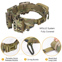 Tactical Battle Molle Belt Triple Idogear - Imagen 46