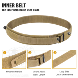 Tactical Battle Molle Belt Triple Idogear - Imagen 22
