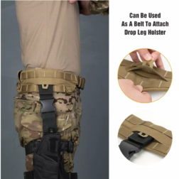 Tactical Battle Molle Belt Triple Idogear - Imagen 15