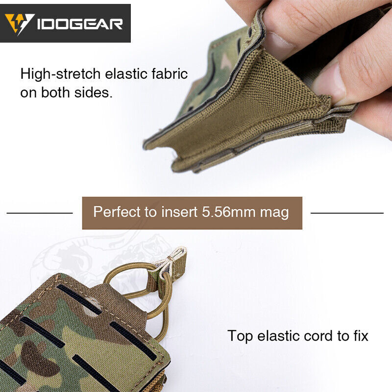 LSR 5.56 Single Mag Pouch Idogear - Imagen 8