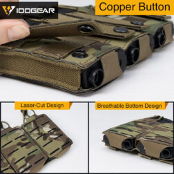 LSR 5.56 Triple Mag Pouch Idogear - Imagen 7