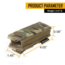 LSR 9mm Single Mag Pouch Idogear - - Imagen 7