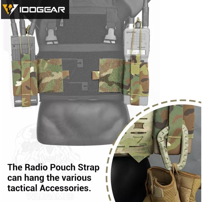Built-in Multi-purpose Radio Pouch Idogear - Imagen 8