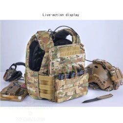 Triple Open Top M4 Mag Pouch Idogear - - Imagen 17