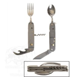 Kit de cubiertos de camping 6 en 1
