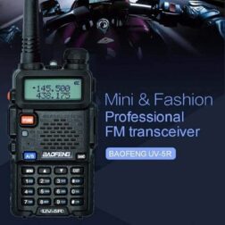 Baofeng UV-5R PTT Full Set - Negro - Imagen 7