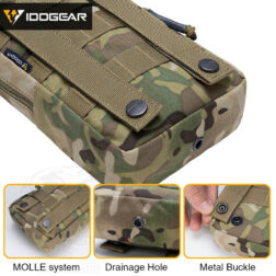 Vertical Utlity Tatical Pouch Idogear - Imagen 6