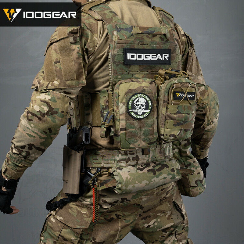 Vertical Utlity Tatical Pouch Idogear - Imagen 10